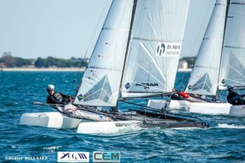 Kaum zusammen auf dem Boot, schon für die Youth Worlds qualifiziert!