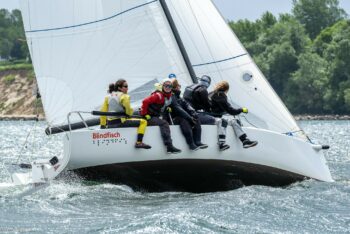 Bei Windstärke 6 auf der Ostsee