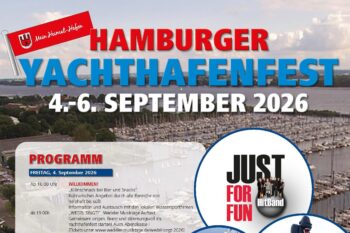 Kurs auf Wedel: Ein Hafen feiert seinen neuen Kran