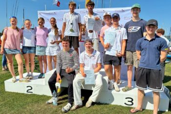 Nick Lahme ist Deutscher Jugendmeister im ILCA 4