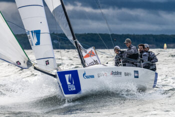 Ordentlich Wind und Welle bei der Segelbundesliga