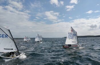 Opti Trainingslager in Kiel-Saisonvorbereitung im August