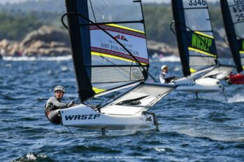 Das NRV-Foilingteam bei den WASZP Weltmeisterschaften 2024