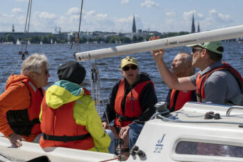 Segelworkshop mit Blinden- und Sehbehinderten