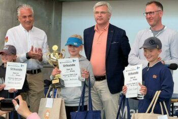 Emil Espel zweiter beim ancora  Opti Cup