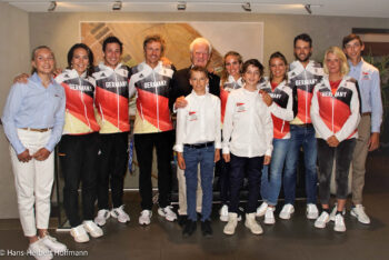 Sanny Beucke erhält goldene NRV Ehrennadel